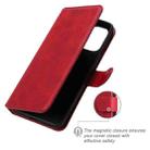 For OnePlus 8T Classic Calf Texture PU + TPU Horizontal Flip Leather Case, with Holder & Card Slots & Wallet(Red) - 7
