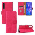 For Rakuten Big Solid Color Skin Feel Magnetic Buckle Horizontal Flip Calf Texture PU Leather Case with Holder & Card Slots & Wallet(Rose Red) - 1