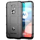 For Motorola Moto E7 2020 Full Coverage Shockproof TPU Case(Black) - 1