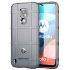 For Motorola Moto E7 2020 Full Coverage Shockproof TPU Case(Grey) - 1