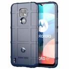 For Motorola Moto E7 2020 Full Coverage Shockproof TPU Case(Blue) - 1