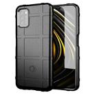 For Xiaomi Poco M3 Full Coverage Shockproof TPU Case(Black) - 1