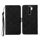 For Xiaomi Redmi 9 Ethnic Style Embossed Pattern Horizontal Flip Leather Case with Holder & Card Slots & Wallet & Lanyard(Black) - 1