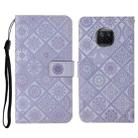 For Xiaomi Mi 10T Lite 5G Ethnic Style Embossed Pattern Horizontal Flip Leather Case with Holder & Card Slots & Wallet & Lanyard(Purple) - 1
