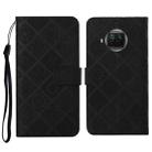 For Xiaomi Mi 10T Lite 5G Ethnic Style Embossed Pattern Horizontal Flip Leather Case with Holder & Card Slots & Wallet & Lanyard(Black) - 1