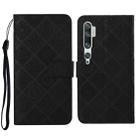 For Xiaomi Mi Note 10 / 10 Pro Ethnic Style Embossed Pattern Horizontal Flip Leather Case with Holder & Card Slots & Wallet & Lanyard(Black) - 1