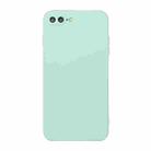 Straight Edge Solid Color TPU Shockproof Case For iPhone 7 Plus / 8 Plus(Light Cyan) - 1