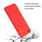 Straight Edge Solid Color TPU Shockproof Case For iPhone 7 Plus / 8 Plus(Red) - 4