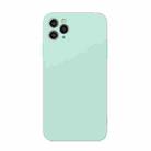 For iPhone 11 Pro Straight Edge Solid Color TPU Shockproof Case (Light Cyan) - 1