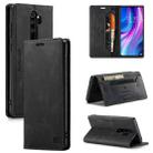 For Xiaomi Redmi Note 8 Pro AutSpace A01 Retro Skin-feel Crazy Horse Texture Horizontal Flip Leather Case with Holder & Card Slots & Wallet & RFID(Black) - 1