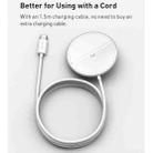 Baseus WXJK-F02 Simple Mini Magnetic Magsafe Wireless Charger for iPhone 14 / 13 12 Series Mobile Phones(White) - 6