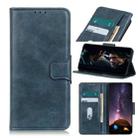 For Huawei P smart 2021 / Y7a Mirren Crazy Horse Texture Horizontal Flip Leather Case with Holder & Card Slots & Wallet(Blue) - 1