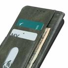 For Huawei P smart 2021 / Y7a Mirren Crazy Horse Texture Horizontal Flip Leather Case with Holder & Card Slots & Wallet(Dark Green) - 7