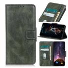 For Xiaomi Poco M3 Mirren Crazy Horse Texture Horizontal Flip Leather Case with Holder & Card Slots & Wallet(Dark Green) - 1