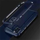 For iPhone 12 Pro Blade Series Lens Protector + Metal Frame Protective Case(Dark Blue) - 1