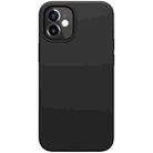 For iPhone 12 mini NILLKIN Flex Pure Series Solid Color Liquid Silicone Dropproof Protective Case (Black) - 1