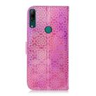 For Huawei P Smart Z/Y9 Prime 2019 Solid Color Colorful Magnetic Buckle Horizontal Flip PU Leather Case with Holder & Card Slots & Wallet & Lanyard(Pink) - 3