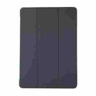 3-folding Skin Texture Horizontal Flip TPU + PU Leather Case with Holder For iPad 9.7 (2018) / 9.7 (2017) / air / air2(Black) - 2