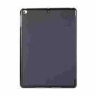 3-folding Skin Texture Horizontal Flip TPU + PU Leather Case with Holder For iPad 9.7 (2018) / 9.7 (2017) / air / air2(Black) - 3