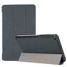 3-folding Skin Texture Horizontal Flip TPU + PU Leather Case with Holder For Samsung Galaxy Tab A 8.0 (2019) T290 / T295(Black) - 1