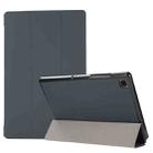 3-folding Skin Texture Horizontal Flip TPU + PU Leather Case with Holder For Samsung Galaxy Tab A7 10.4(2020) T500 / T505(Black) - 1