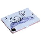 Painted Pattern Horizontal Flip Leather Case with Holder & Card Slots & Wallet & Sleep / Wake-up Function For iPad Air 2022 / 2020 10.9 /iPad Pro 11 2020 / 2018(Feather) - 7