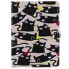 Painted Pattern Horizontal Flip Leather Case with Holder & Card Slots & Wallet & Sleep / Wake-up Function For iPad Air 2022 / 2020 10.9 /iPad Pro 11 2020 / 2018(Cats) - 1