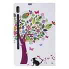 For Samsung Galaxy Tab S6 T860 Painted Pattern Horizontal Flip Leather Case with Holder & Card Slots & Wallet & Sleep / Wake-up Function (Cat and Tree) - 3