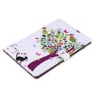 For Samsung Galaxy Tab S6 T860 Painted Pattern Horizontal Flip Leather Case with Holder & Card Slots & Wallet & Sleep / Wake-up Function (Cat and Tree) - 6
