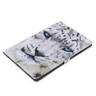 For Samsung Galaxy Tab S6 T860 Painted Pattern Horizontal Flip Leather Case with Holder & Card Slots & Wallet & Sleep / Wake-up Function (White Leopard) - 6