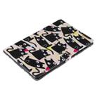 For Samsung Galaxy Tab S6 T860 Painted Pattern Horizontal Flip Leather Case with Holder & Card Slots & Wallet & Sleep / Wake-up Function (Cats) - 5