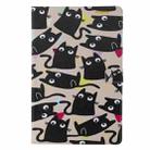 For Samsung Galaxy Tab S6 T860 Painted Pattern Horizontal Flip Leather Case with Holder & Card Slots & Wallet & Sleep / Wake-up Function (Cats) - 7
