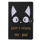 For Samsung Galaxy Tab S6 T860 Painted Pattern Horizontal Flip Leather Case with Holder & Card Slots & Wallet & Sleep / Wake-up Function (Cat Ears) - 1