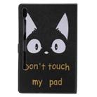 For Samsung Galaxy Tab S6 T860 Painted Pattern Horizontal Flip Leather Case with Holder & Card Slots & Wallet & Sleep / Wake-up Function (Cat Ears) - 3