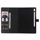 For Samsung Galaxy Tab S6 T860 Painted Pattern Horizontal Flip Leather Case with Holder & Card Slots & Wallet & Sleep / Wake-up Function (Cat Ears) - 4