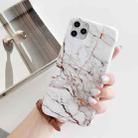 For iPhone 12 mini Frosted IMD Series TPU Protective Case (Creamy White) - 1