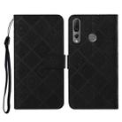 For Huawei P Smart Z / Y9 Prime 2019 Ethnic Style Embossed Pattern Horizontal Flip Leather Case with Holder & Card Slots & Wallet & Lanyard(Black) - 1