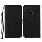 Huawei Honor 20 lite / 10i Ethnic Style Embossed Pattern Horizontal Flip Leather Case with Holder & Card Slots & Wallet & Lanyard(Black) - 1