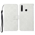 Huawei Honor 20 lite / 10i Ethnic Style Embossed Pattern Horizontal Flip Leather Case with Holder & Card Slots & Wallet & Lanyard(White) - 1