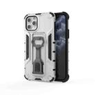 Peacock Style PC + TPU Protective Case with Bottle Opener For iPhone 11 Pro(Silver) - 1