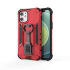 For iPhone 12 mini Peacock Style PC + TPU Protective Case with Bottle Opener (Red) - 1