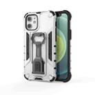 For iPhone 12 mini Peacock Style PC + TPU Protective Case with Bottle Opener (Silver) - 1