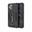 For iPhone 12 Pro Max Peacock Style PC + TPU Protective Case with Bottle Opener(Black) - 1