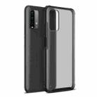 For Xiaomi Redmi Note 9 4G Four-corner Shockproof TPU + PC Protective Case(Black) - 1