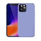 For iPhone 12 mini Frosted Magnetic TPU Protective Case (Purple) - 1