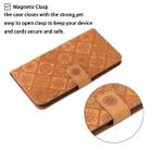 For Samsung Galaxy A20s Ethnic Style Embossed Pattern Horizontal Flip Leather Case with Holder & Card Slots & Wallet & Lanyard(Brown) - 6
