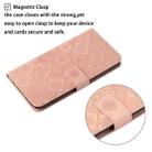 For Samsung Galaxy S20 FE Ethnic Style Embossed Pattern Horizontal Flip Leather Case with Holder & Card Slots & Wallet & Lanyard(Pink) - 6
