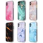 For iPhone 11 Pro Max Coloured Glaze Marble TPU + PC Protective Case (Pink) - 2