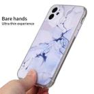 For iPhone 11 Pro Max Coloured Glaze Marble TPU + PC Protective Case (Pink) - 4