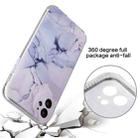 For iPhone 11 Pro Max Coloured Glaze Marble TPU + PC Protective Case (Pink) - 8